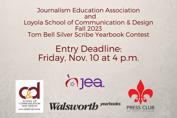Fall 2023 JEA/Tom Bell Silver Scribe Yearbook Contest