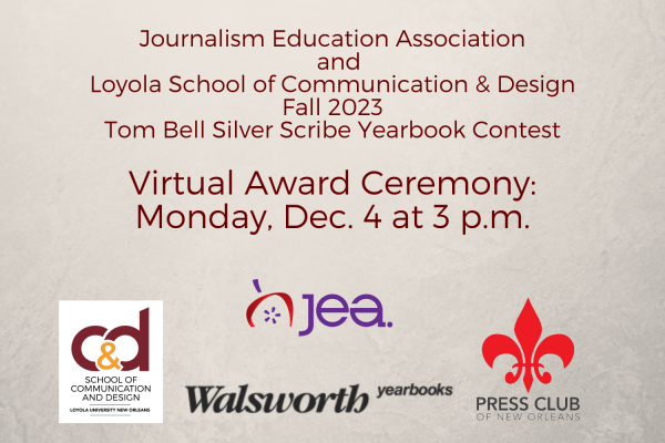 Virtual Award Ceremony - Fall 2023 JEA/Tom Bell Silver Scribe Yearbook Contest